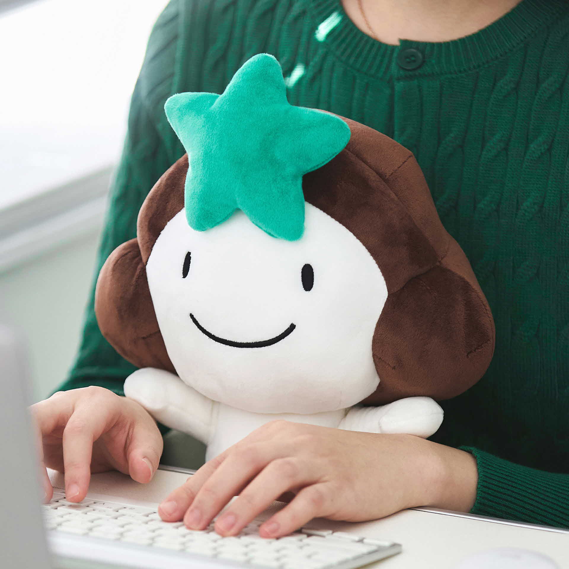 별송이 앉은 인형